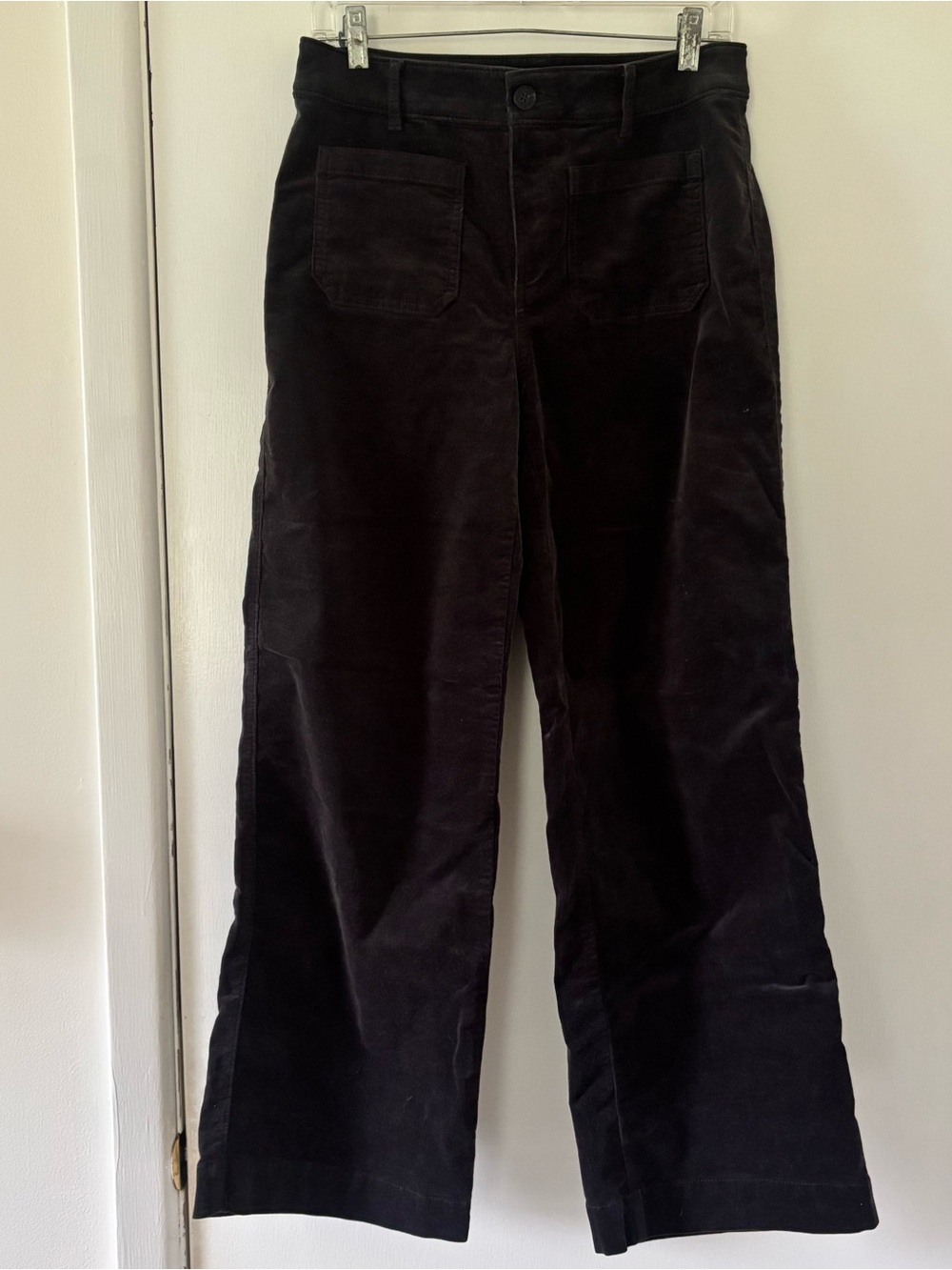 Loft Palmer corduroy pants in black